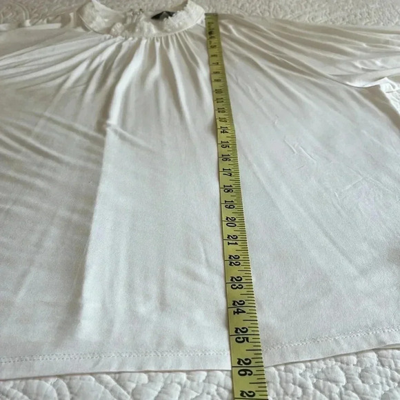 Lauren Ralph Lauren Lace Top Women’s XXL/TTG Ivory Blouse Cottage Core Coastal - Picture 14 of 17